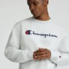 Powerblend-Sweatshirt mit Rundhalsausschnitt, Script Logo