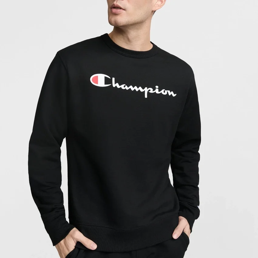 Powerblend-Sweatshirt mit Rundhalsausschnitt, Script Logo