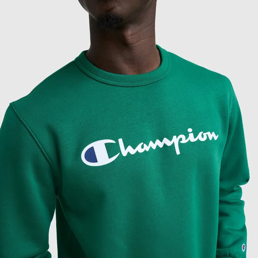 Powerblend-Sweatshirt mit Rundhalsausschnitt, Script Logo