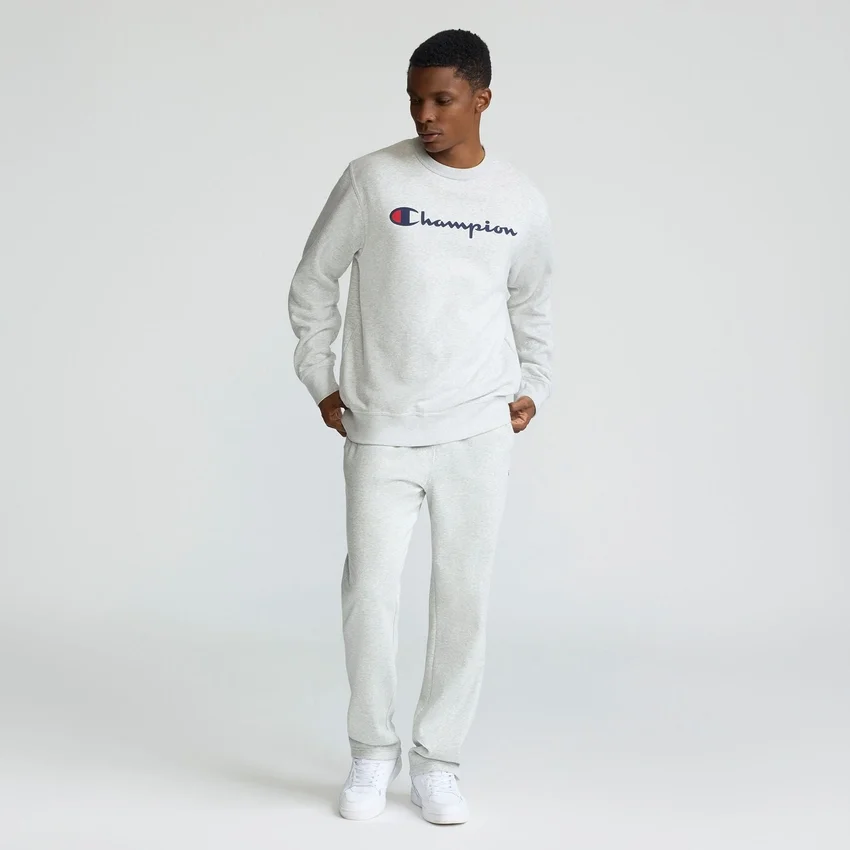Powerblend-Sweatshirt mit Rundhalsausschnitt, Script Logo