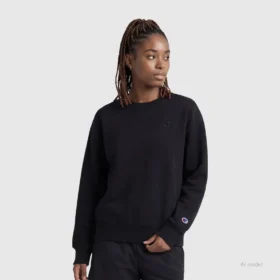 Powerblend-Sweatshirt mit Rundhalsausschnitt und kleinem «C»
