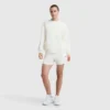 Powerblend-Sweatshirt mit Rundhalsausschnitt und kleinem «C»