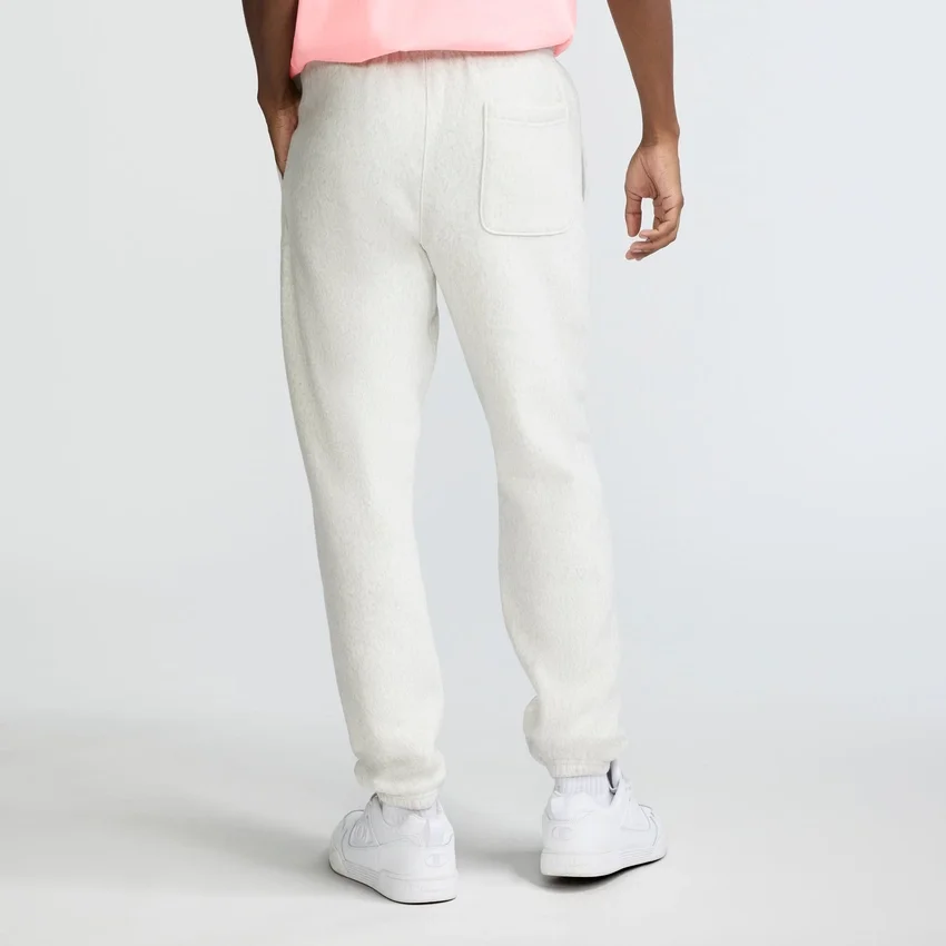Reverse Weave Jogginghose mit kleinem Logo und gerafftem Bund