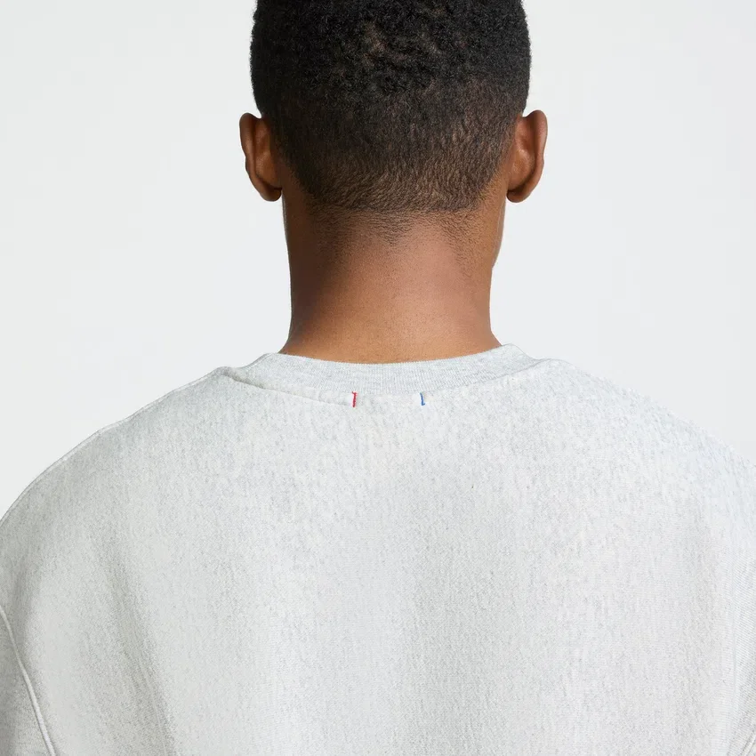 Reverse Weave Rundhals-Sweatshirt, C Logo