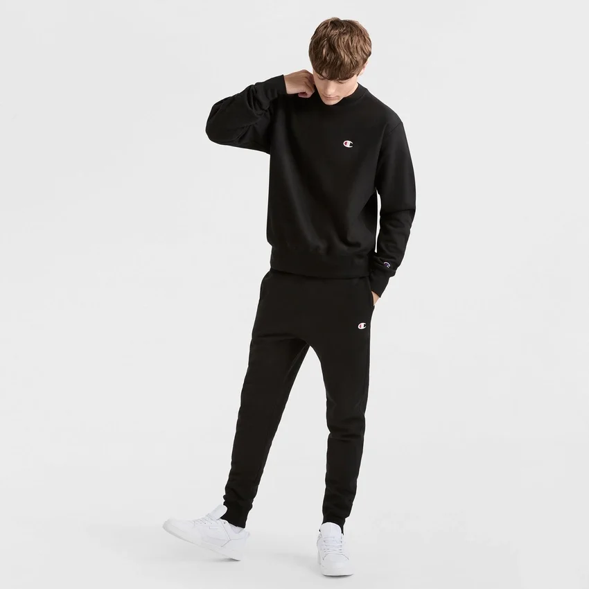Reverse Weave Rundhals-Sweatshirt, C Logo