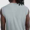 Sport-Muscle-T-Shirt mit Rundhalsausschnitt, Script Logo