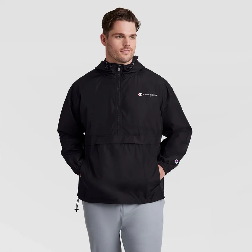Stadium Packable Jacke, Script Logo – Big & Tall