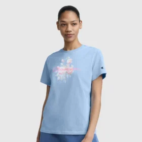 T-Shirt mit «Blurred Roses»-Grafik und C Logo