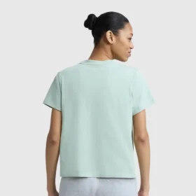 T-Shirt mit «C»-Grafik aus Mesh mit Blumenmuster, C Logo