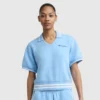Tennis Court Poloshirts, besticktes Script Logo