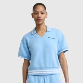 Tennis Court Poloshirts, besticktes Script Logo